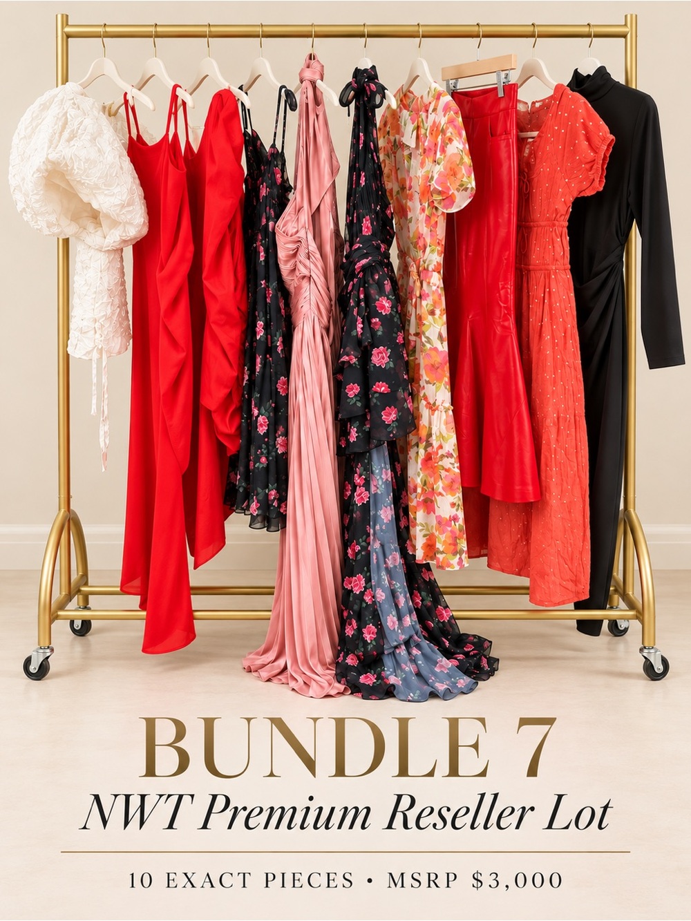 10 Pc NWT Premium Reseller Lot | Exact Items Shown | $3000 MSRP
